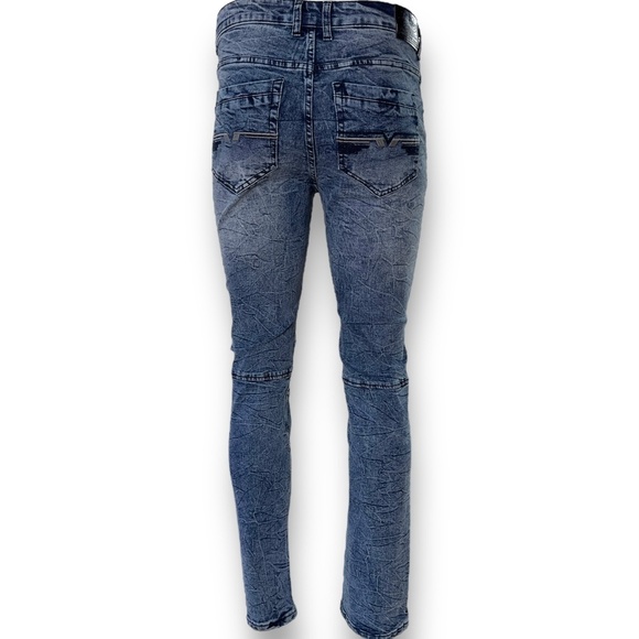 NWT OXYGEN DENIIUM JEANS SZIE 34 STYLE :JM40-1332 BLUE ACID COMBO - Picture 2 of 4